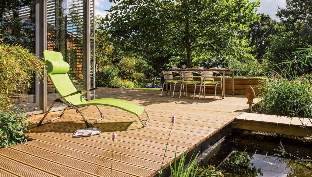 Terrassendielen resoursa Kiefer kdi braun