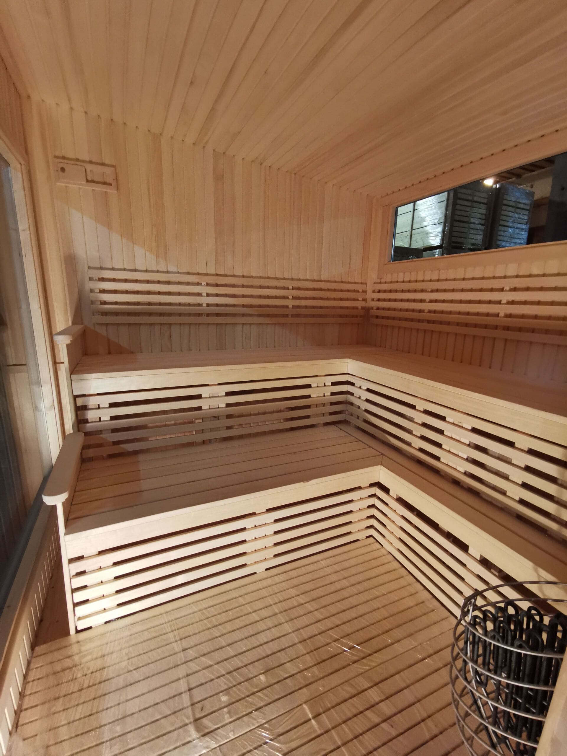 Sauna-Innenraum