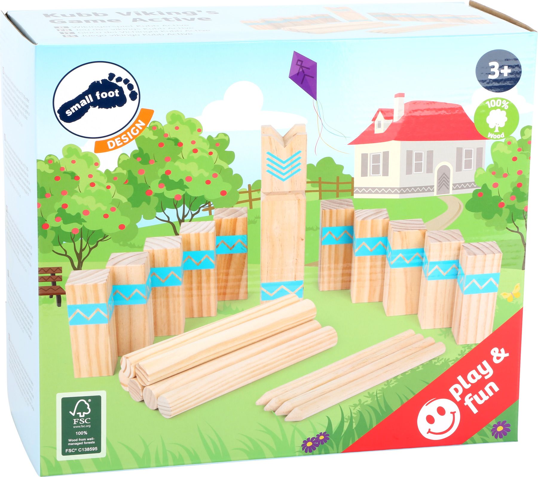 Outdoor KUBB Wikingerspiel