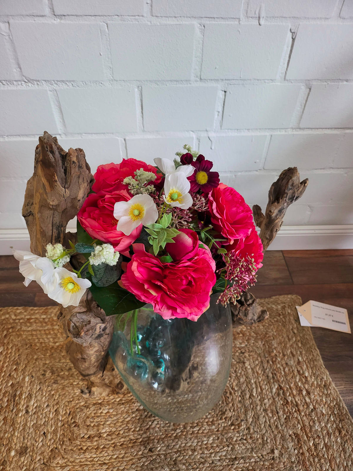 Teakholz Waterdrop Vase