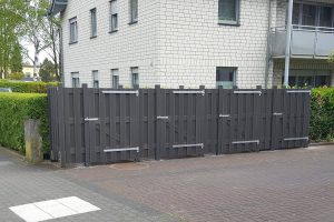 Individuelle Mülltonnenverkleidungen aus WPC