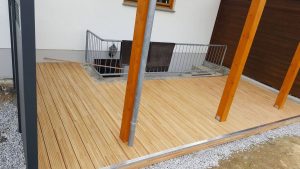 Terrassendeck aus Lärche