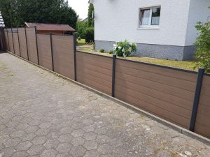 TraumGarten WPC-Zaun mandel