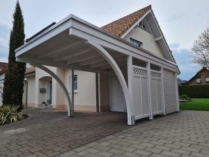Carport mit Bogen