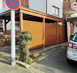 Carport aus Holz