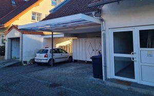 Carport weiß