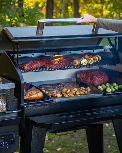 Zubereitung verschiedener Speisen mit einem Pelletgrill